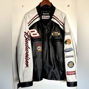 NASCAR BUDWEISER JACKET Dale Earnhardt Jr. Chase Authentic Wilson’s Leather L